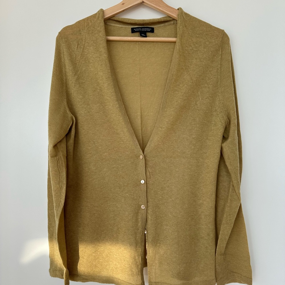 Delicate V-Neck Cardigan, Size XL